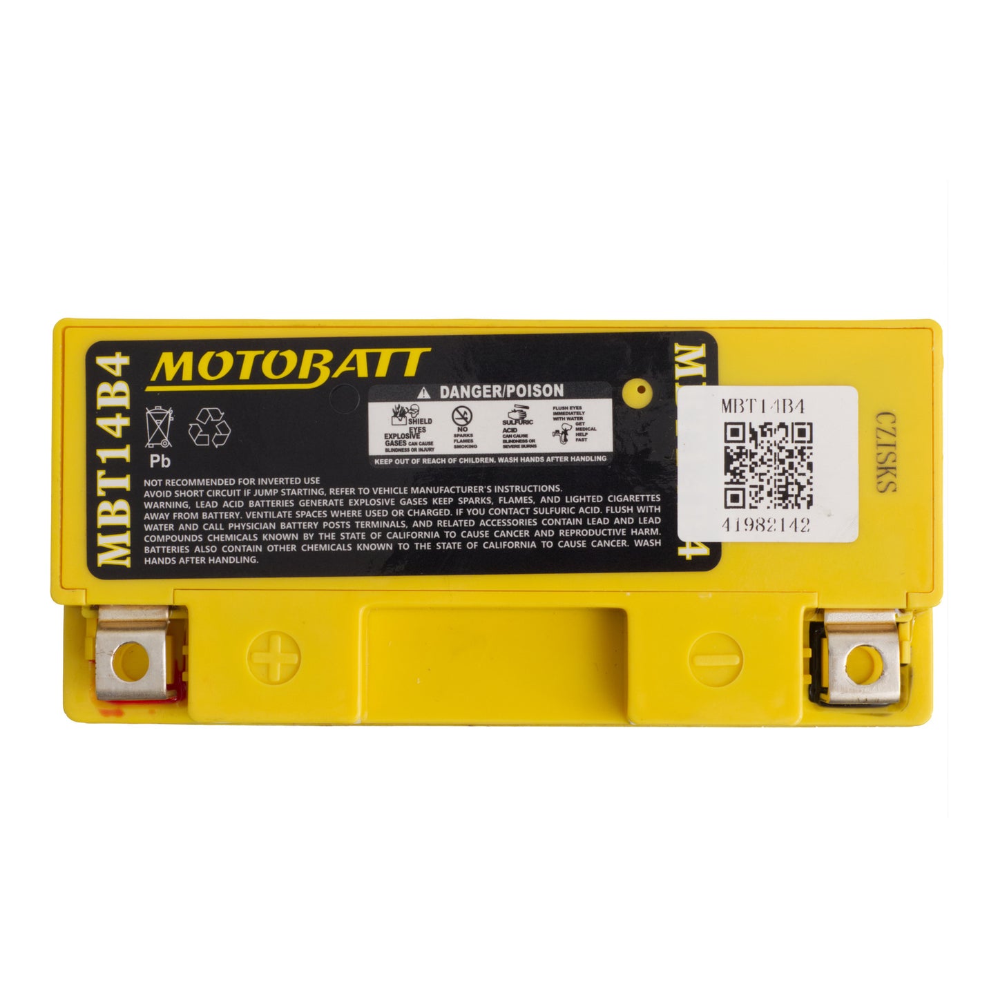 Motobatt Battery Quadflex AGM - MBT14B-4