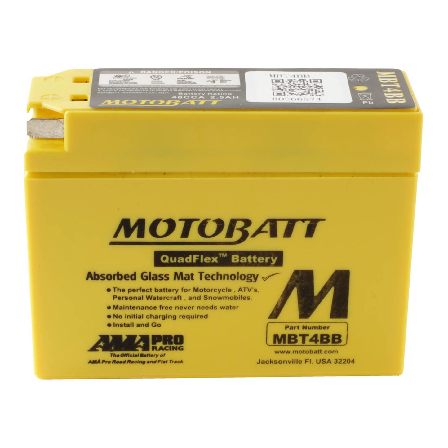 MBT4BB MOTOBATT QUADFLEX BATTERY