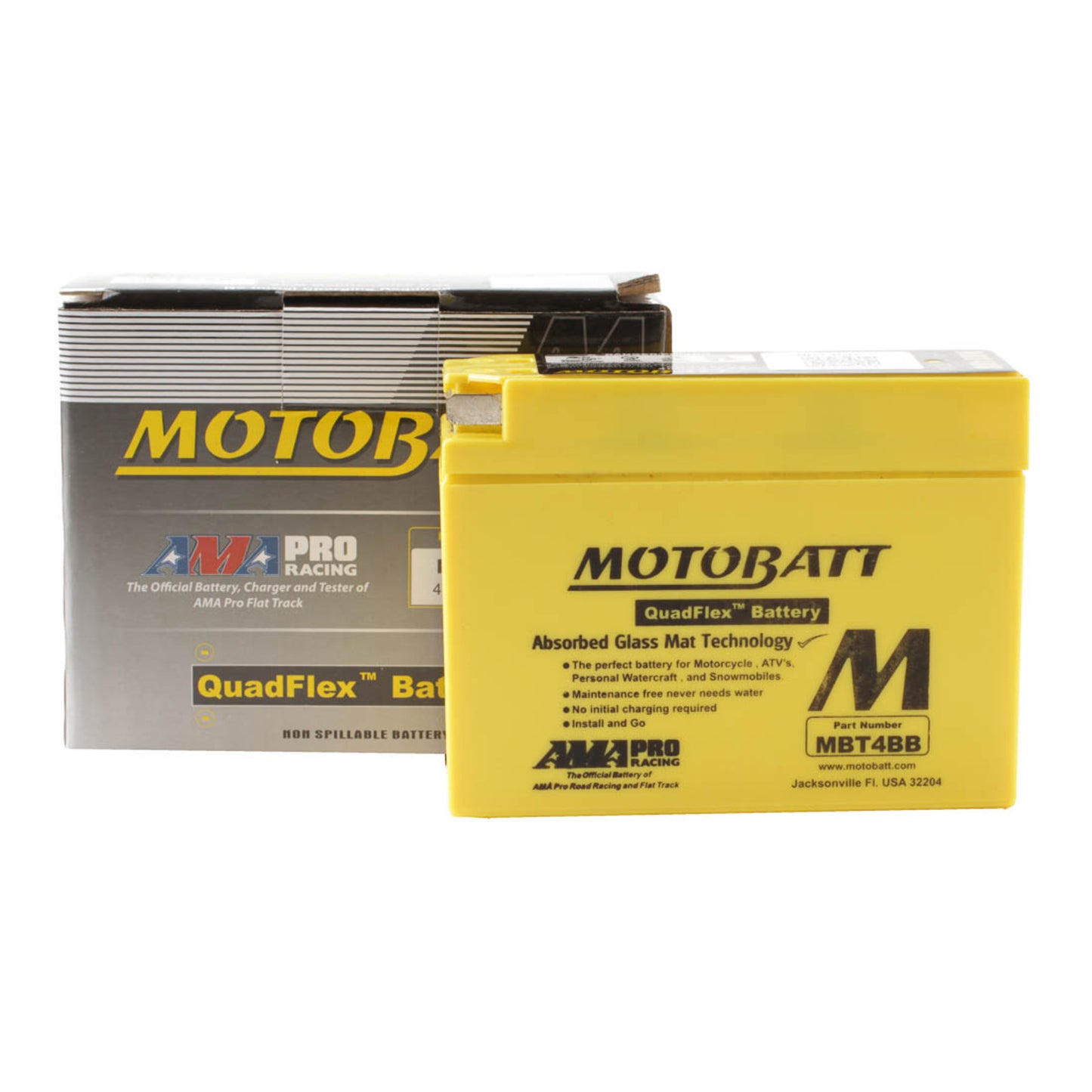 MBT4BB MOTOBATT QUADFLEX BATTERY