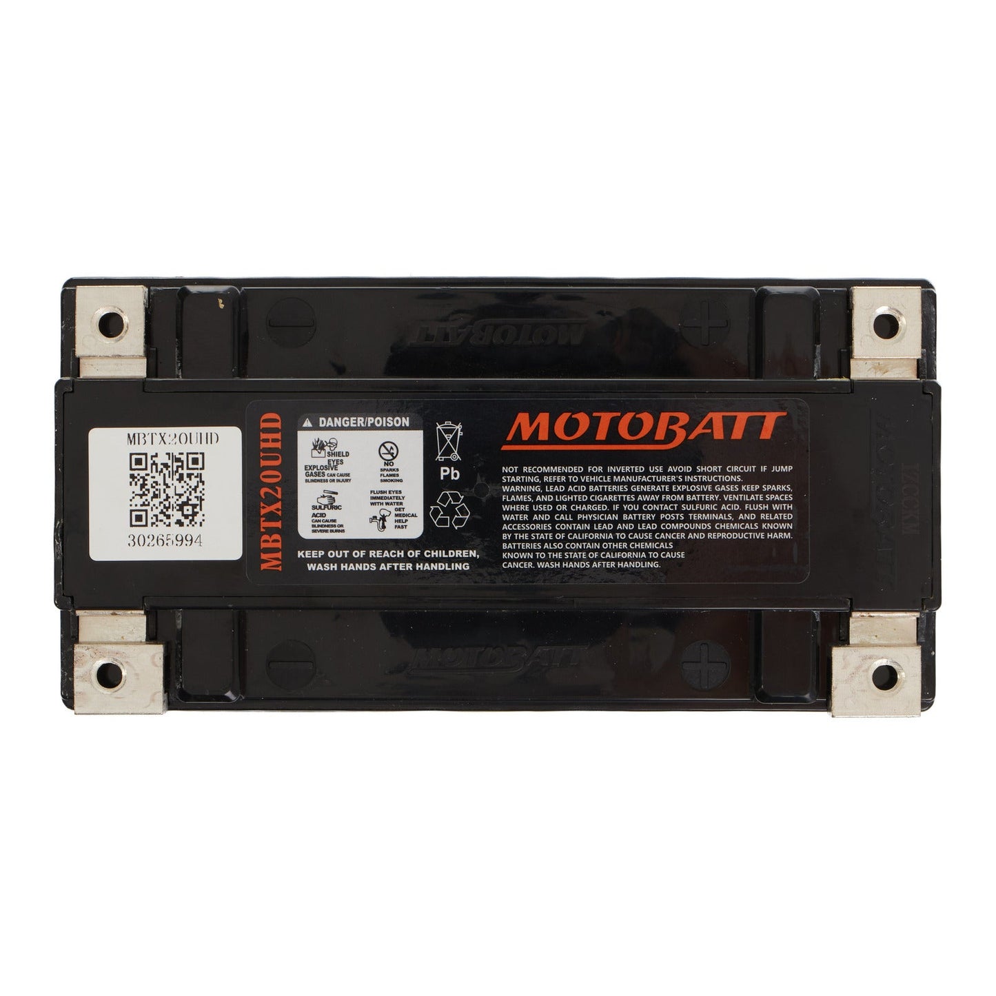 Motobatt Battery Quadflex AGM - MBTX20UHD