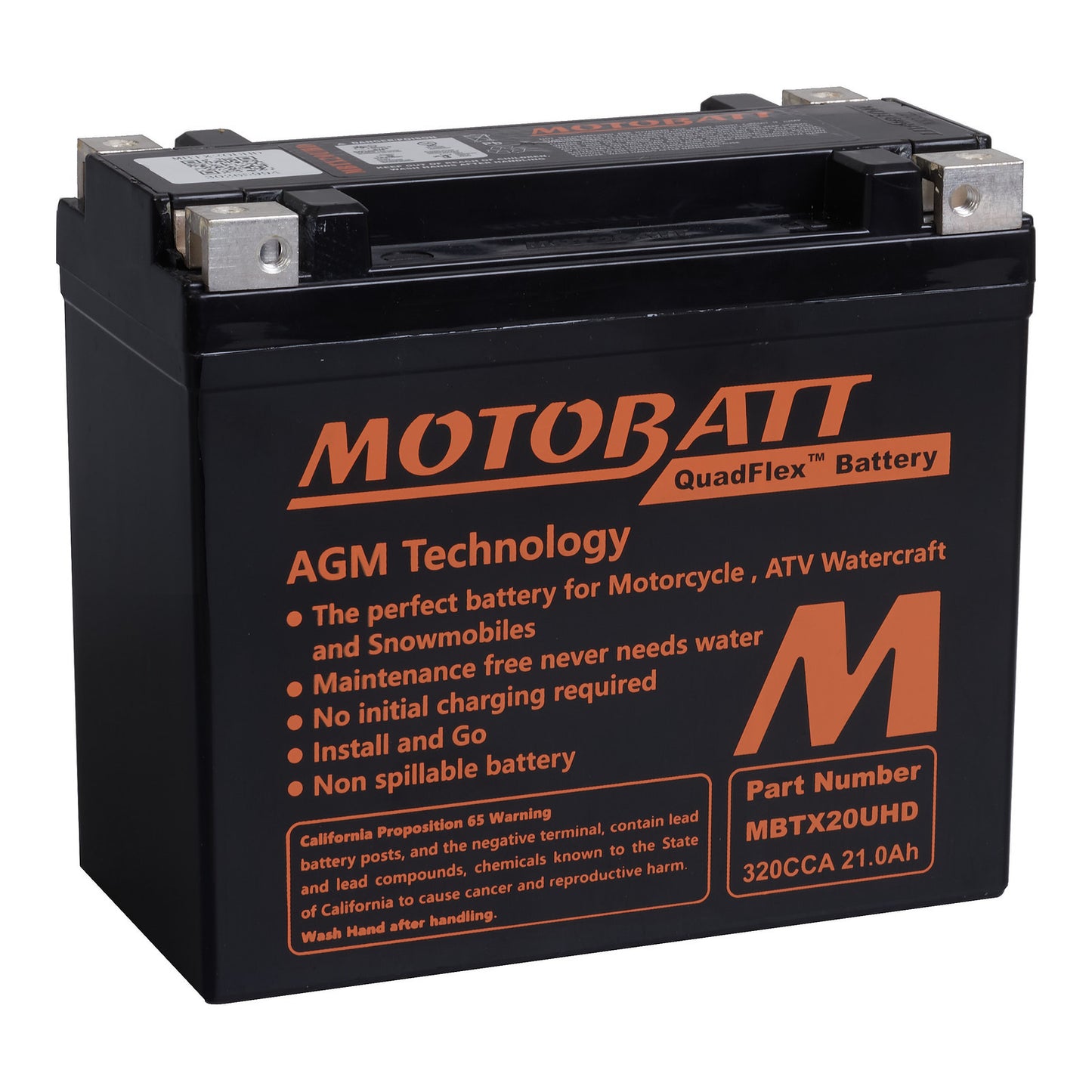 Motobatt Battery Quadflex AGM - MBTX20UHD