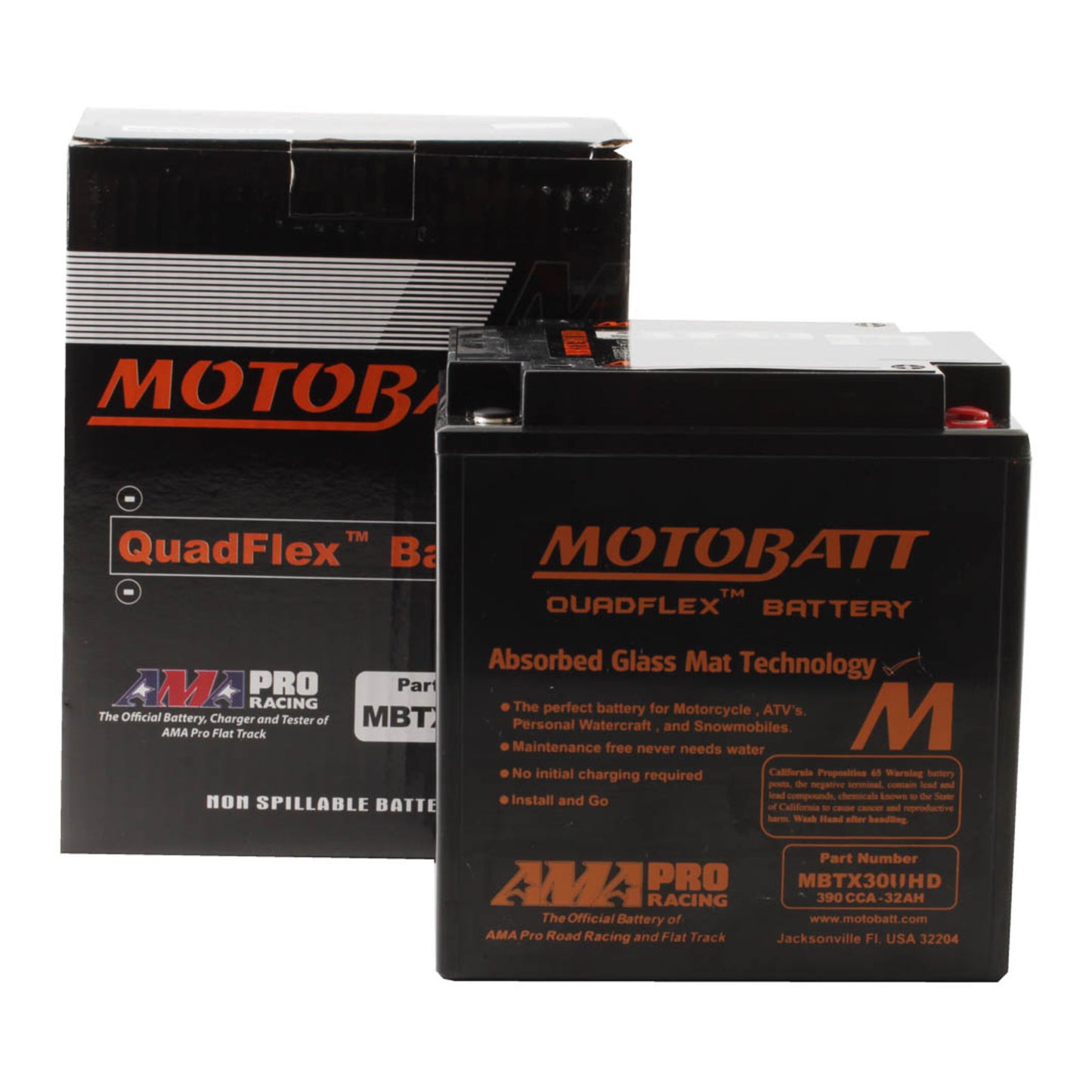 Motobatt Battery Quadflex AGM - MBTX30UHD