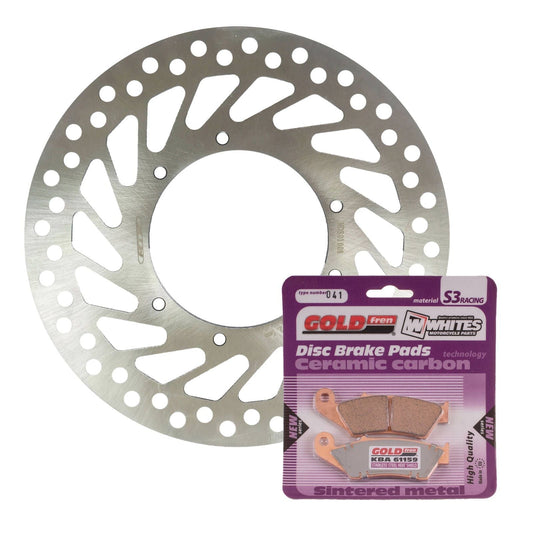 BRAKE ROTOR & PAD FRONT KIT - HON CRF250X 04-16 #MDKF01011