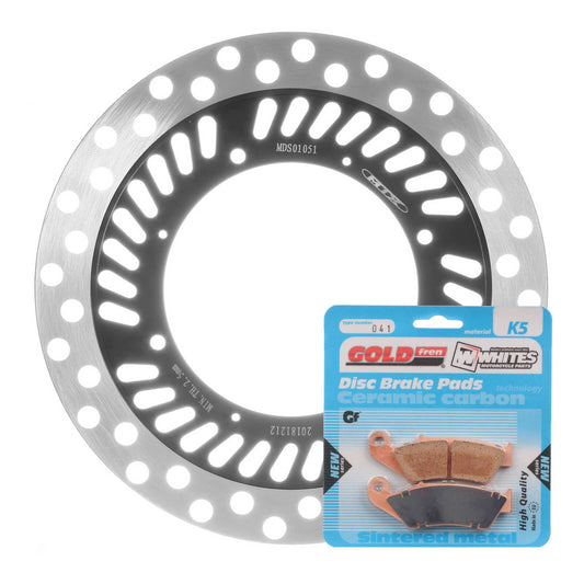 BRAKE ROTOR & PAD FRONT KIT - HON CRF230F 05-20 #MDKF01016