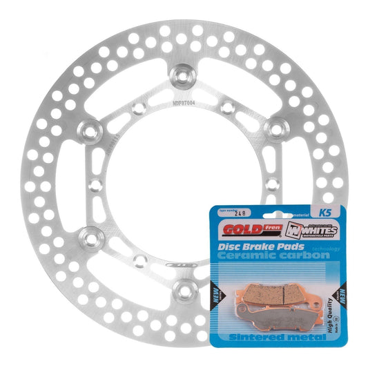 BRAKE ROTOR & PAD FRONT KIT - YAM YZ450F 08-15 #MDKF07006