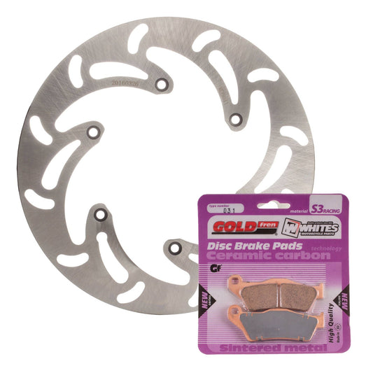 BRAKE ROTOR & PAD FRONT KIT - KTM 250 SX-F 05-06 #MDKF08003