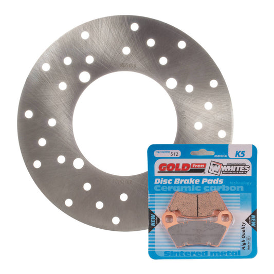 BRAKE ROTOR & PAD FRONT KIT - POL ACE 570 14-15 #MDKF18001