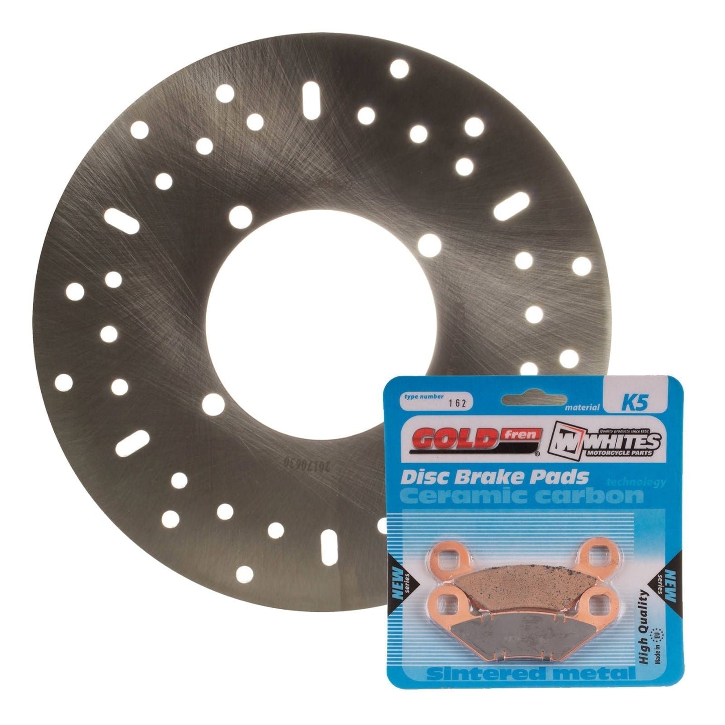 BRAKE ROTOR & PAD FRONT KIT - POL SPORTSMAN 570 HD 14-19 #MDKF18005