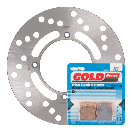 BRAKE ROTOR & PAD REAR KIT - YAM YZ85 / LW 02-20 #MDKR07001