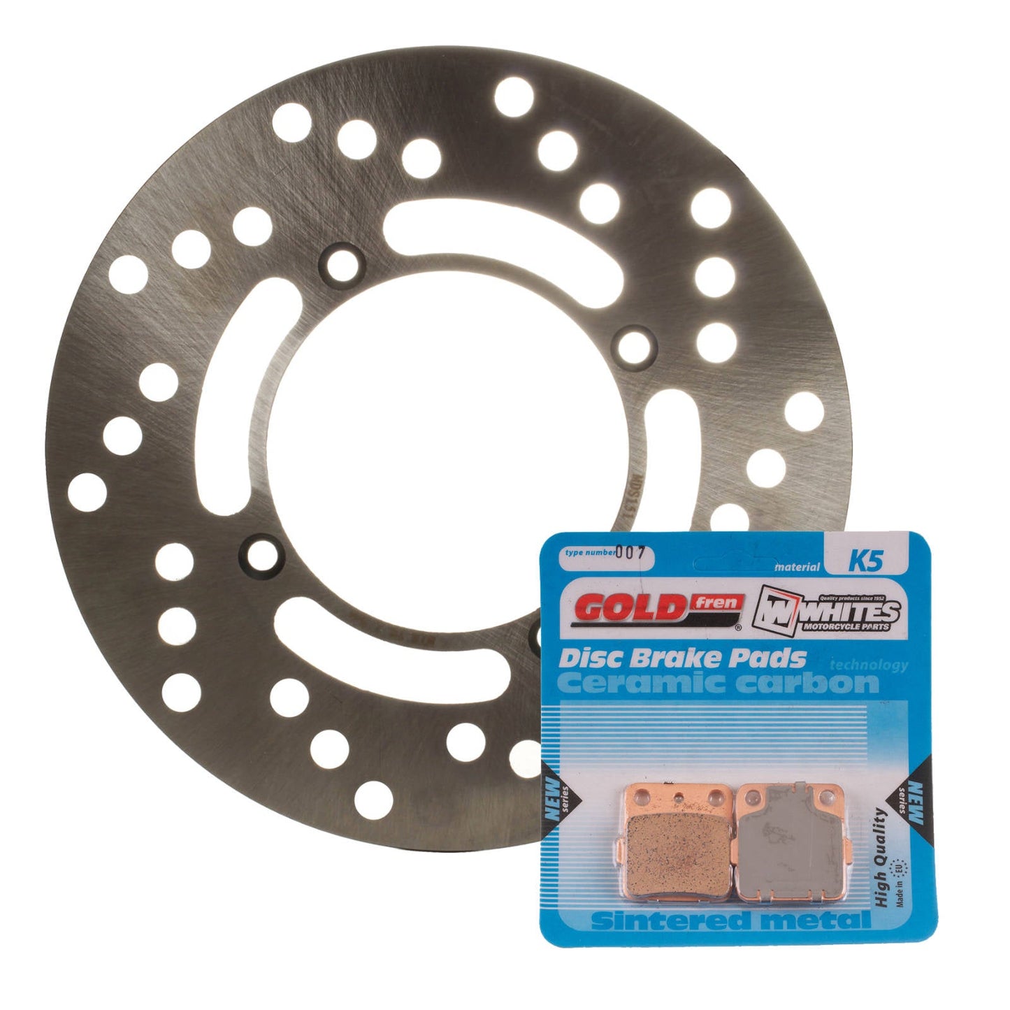 BRAKE ROTOR & PAD REAR KIT - YAM YZ85 / LW 02-20 #MDKR07001