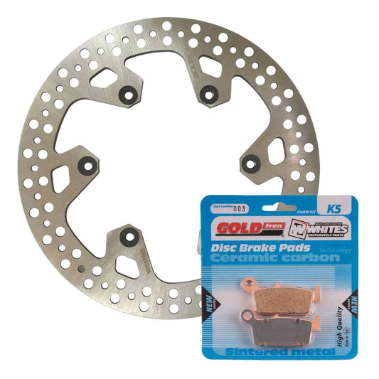 BRAKE ROTOR & PAD REAR KIT - YAM YZ250F 01 #MDKR07002