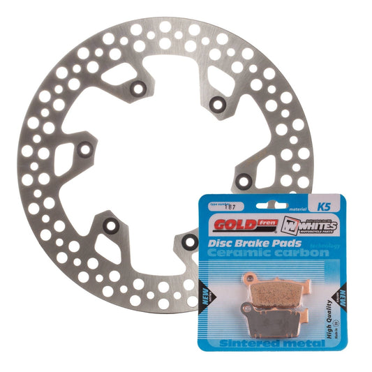 BRAKE ROTOR & PAD REAR KIT - YAM YZ250F 03-19 #MDKR07006