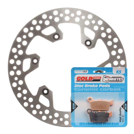 BRAKE ROTOR & PAD REAR KIT - YAM YZ450F 03-17 #MDKR07010