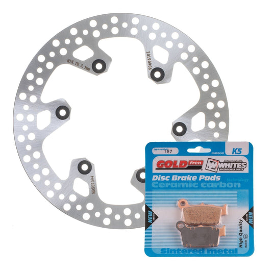 BRAKE ROTOR & PAD REAR KIT - YAM WR450F 03-20 #MDKR07022