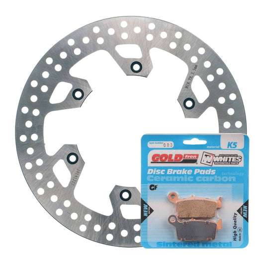 BRAKE ROTOR & PAD REAR KIT - YAM YZ250 98-01 #MDKR07030