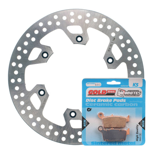 BRAKE ROTOR & PAD REAR KIT - YAM YZ250 98-01 #MDKR07030