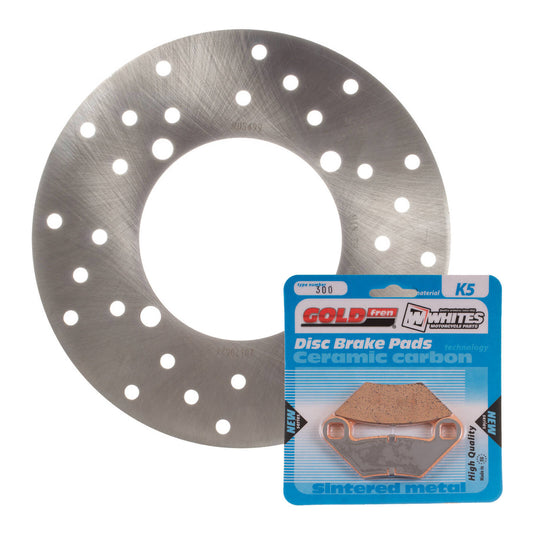 BRAKE ROTOR & PAD REAR KIT - POL SPORTSMAN 570 HD 14-19 #MDKR18003