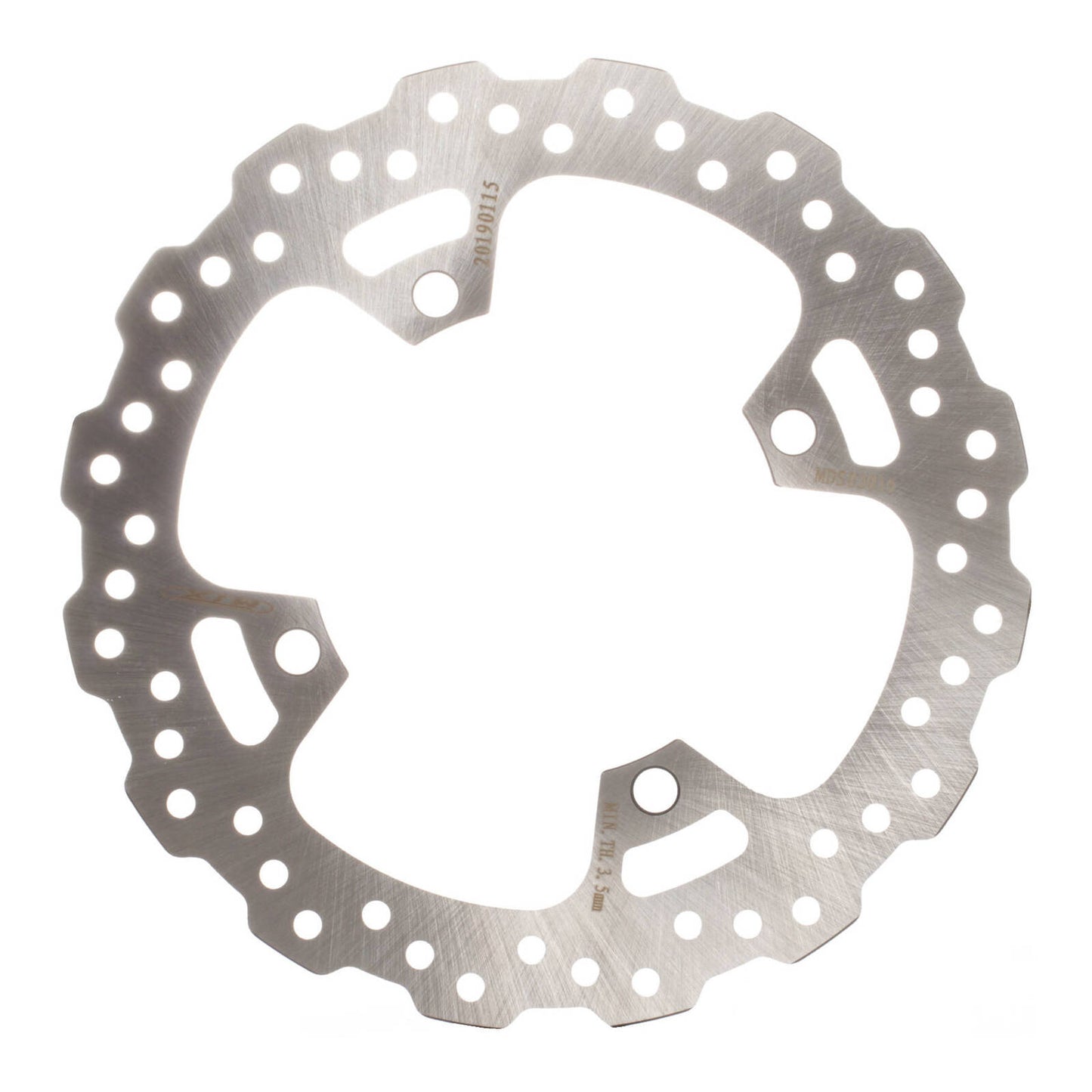 MTX BRAKE ROTOR SOLID TYPE - REAR #MDS03016