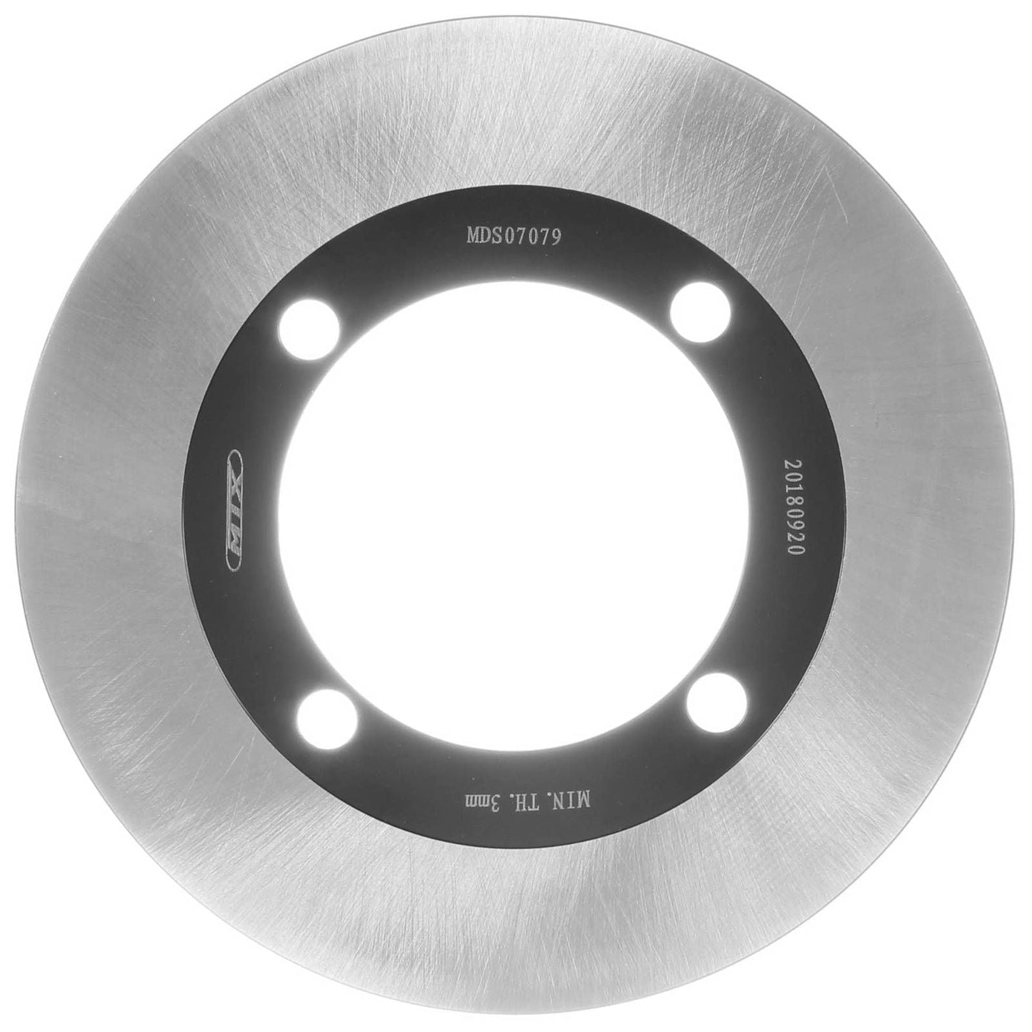 MTX BRAKE ROTOR SOLID TYPE - REAR #MDS07079