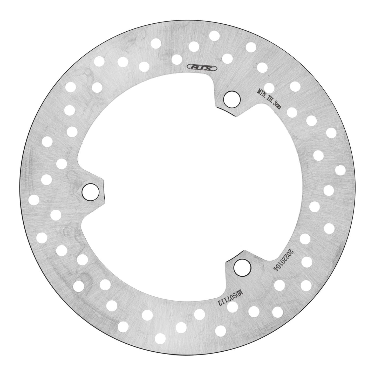 MTX BRAKE DISC SOLID TYPE - FRONT |Emoto#MDS07112