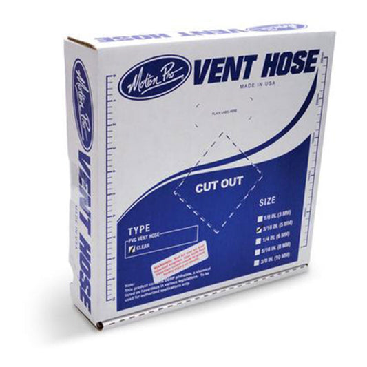MOTION PRO FUEL VENT HOSE CLR VINYL 6MM 25FT #MP120002