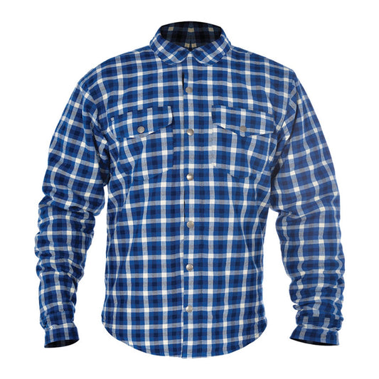 OXFORD KICKBACK SHIRT CHECK BLU/WHT