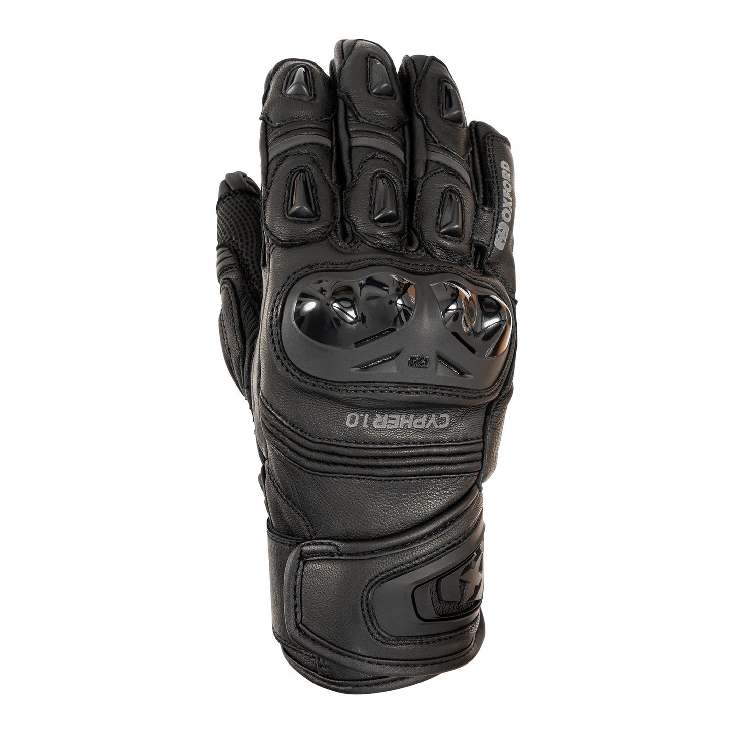 Oxford Cypher 1.0 Short Leather Glove MS - Stealth Black