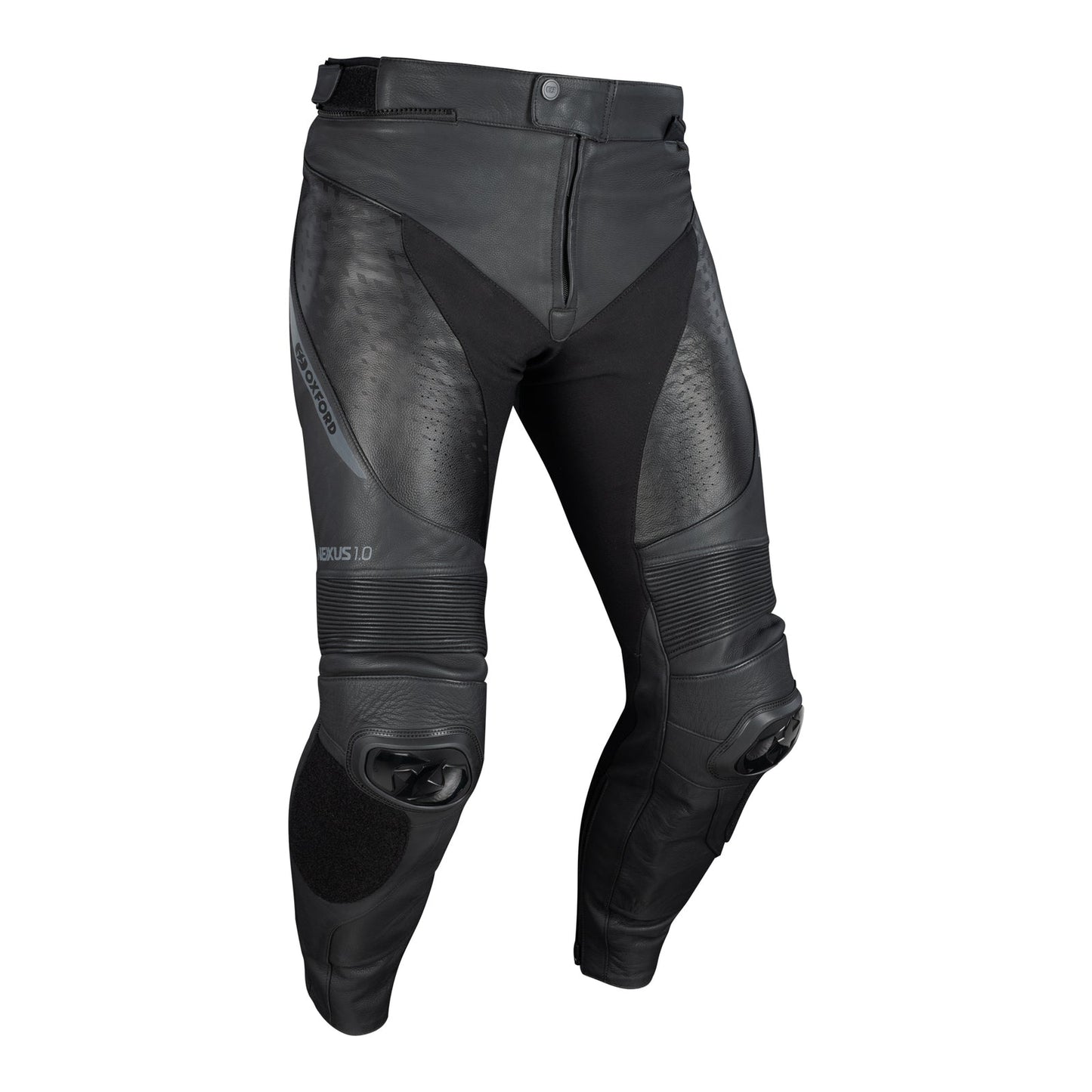 Oxford Nexus 1.0 Men's Leather Pant - Stealth Black (M/48)