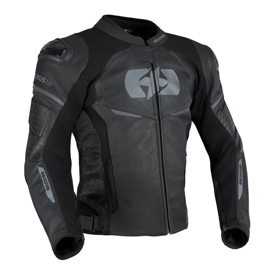 Oxford Nexus 1.0 Men's Leather Jacket - Stealth Black (4XL/58)