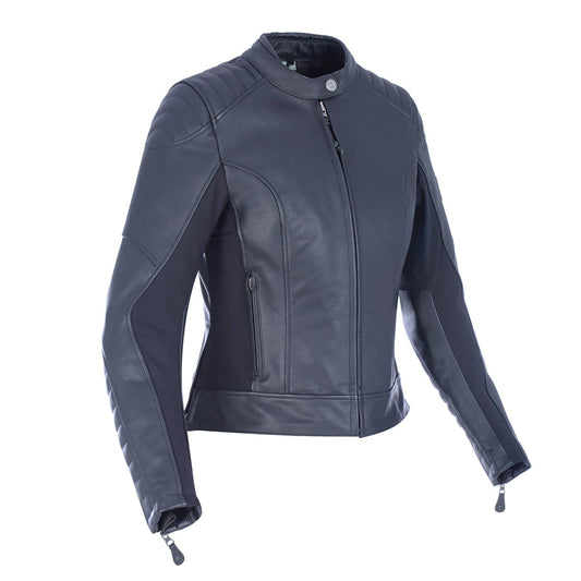 OXFORD BECKLEY LADIES LEATHER JACKET BLK