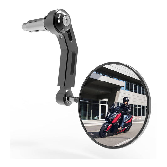 OXFORD PREMIUM BAR END MIRROR RIGHT BLK