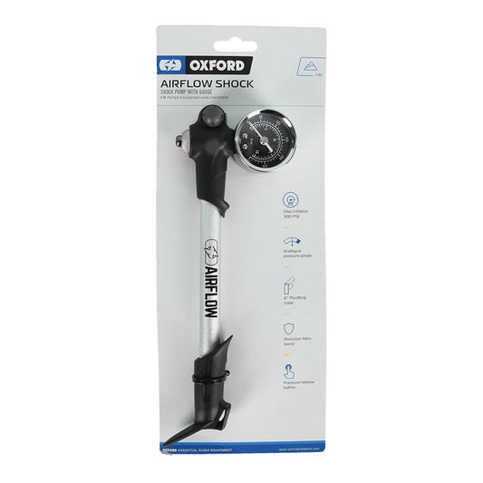 OXFORD SHOCK / FORK PUMP w/ GAUGE - 300PSI MAX (NEW)