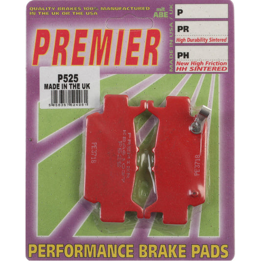 PREMIER BRAKE PADS P525 - HON #PBP525