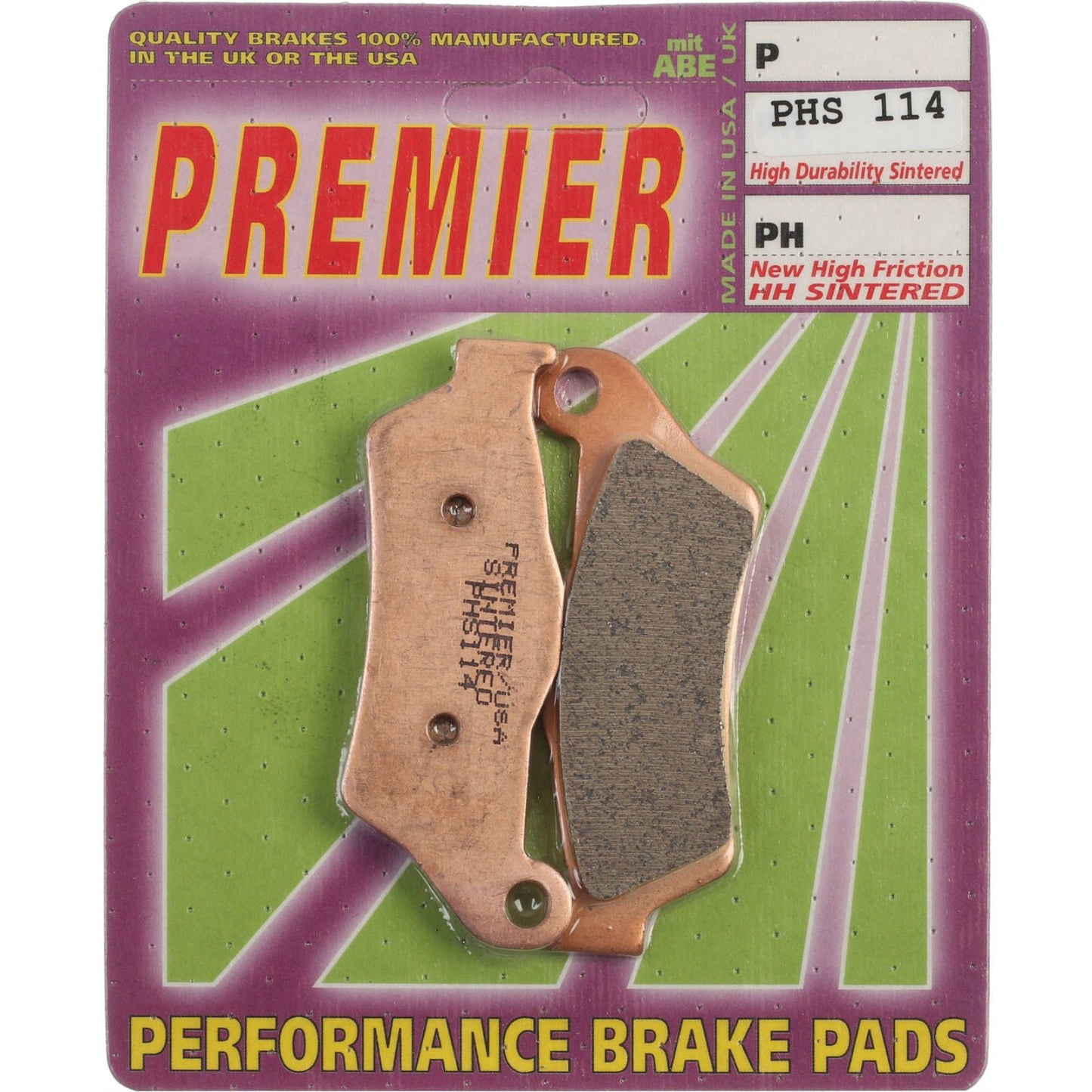 PREMIER BRAKE PADS HI-PERF SINT PH114 - HD | KTM #PBPH114