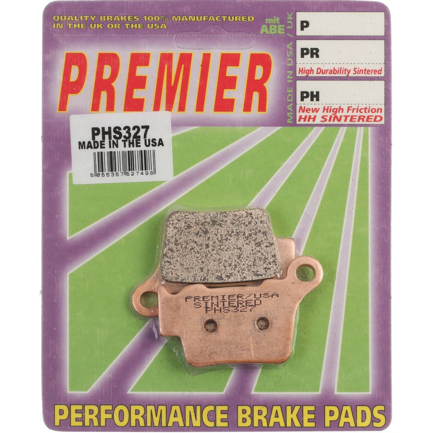 PREMIER BRAKE PADS HI-PERF SINT PH327 - HUSQ | KTM #PBPH327