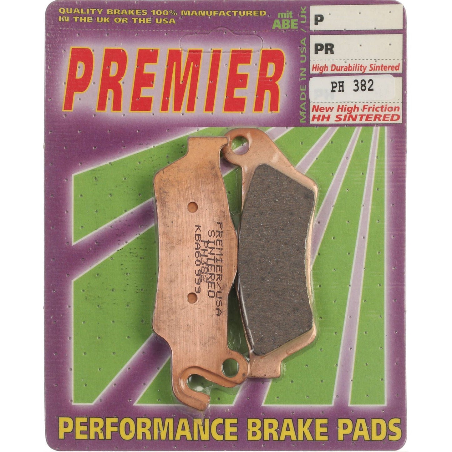 PREMIER BRAKE PADS HI-PERF SINT PH382 - BMW #PBPH382