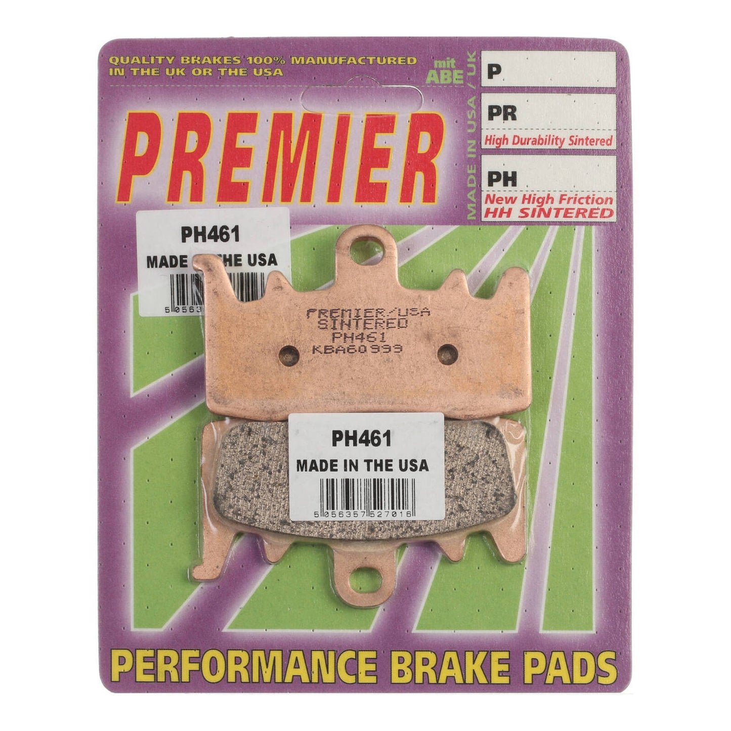 PREMIER BRAKE PADS HI-PERF SINT PH461 - BMW | HD | INDIAN #PBPH461