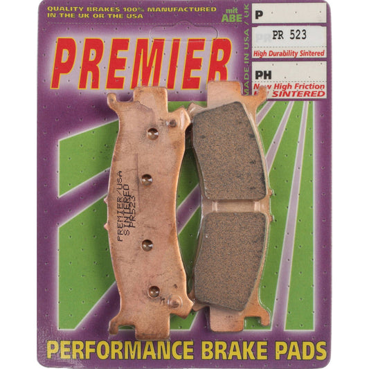 PREMIER BRAKE PADS FULL SINTERED PR523 - HON #PBPR523