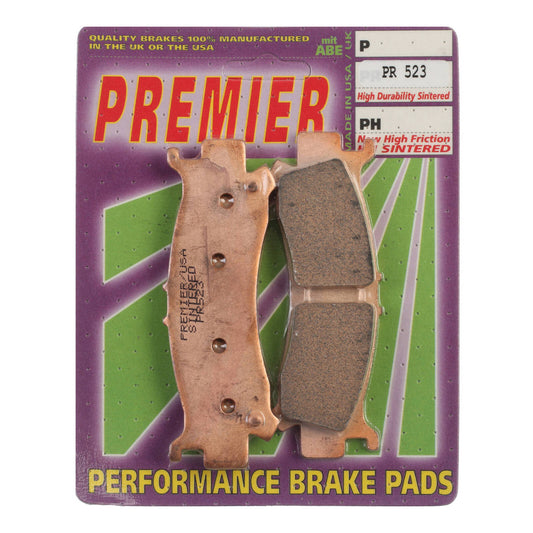 PREMIER BRAKE PADS FULL SINTERED PR523 - HON #PBPR523