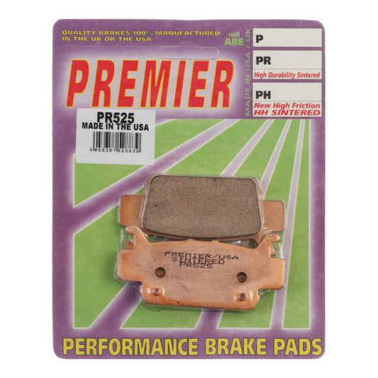 PREMIER BRAKE PADS FULL SINTERED PR525 - HON #PBPR525