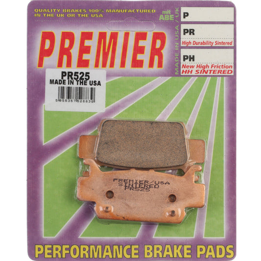 PREMIER BRAKE PADS FULL SINTERED PR525 - HON #PBPR525