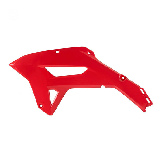 POLISPORT RADIATOR LOUVERS HON CRF450RX 21- RED