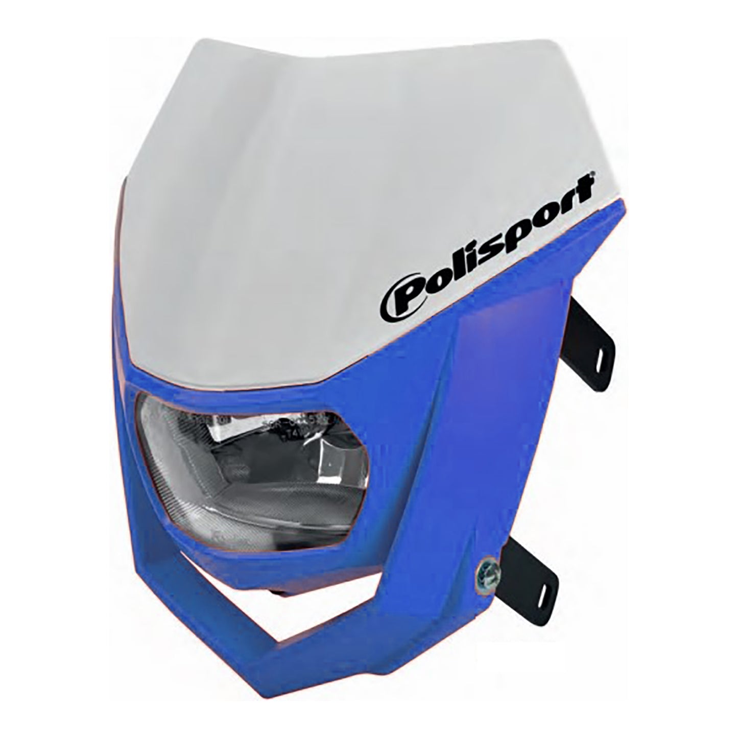 POLISPORT HALO HEADLIGHT WHT/BLU #PS8657400039
