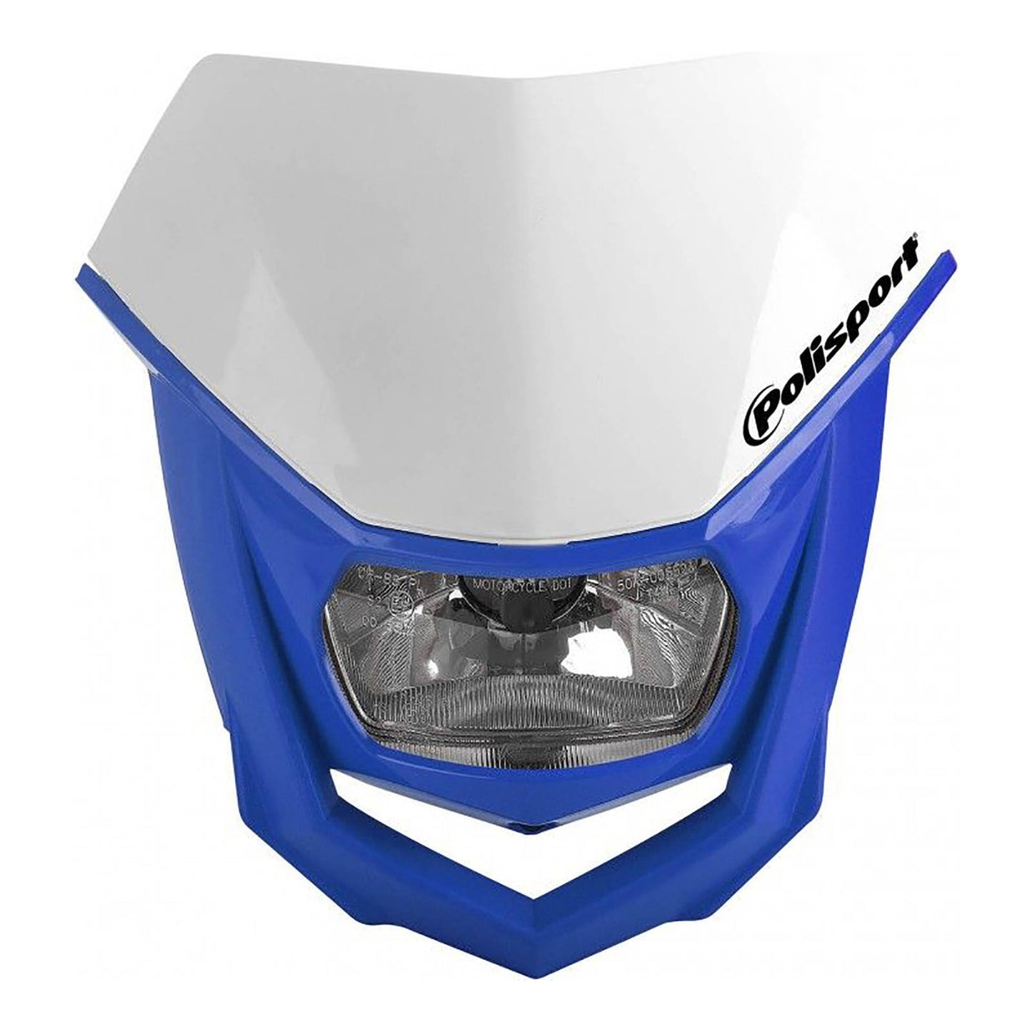 POLISPORT HALO HEADLIGHT WHT/BLU #PS8657400039