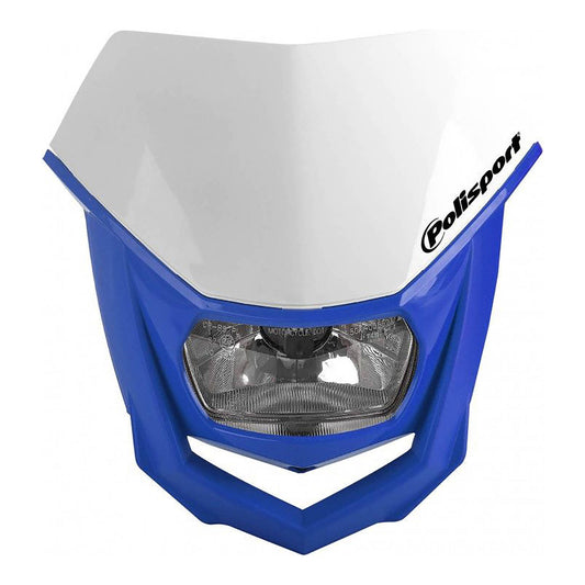 POLISPORT HALO HEADLIGHT WHT/BLU #PS8657400039