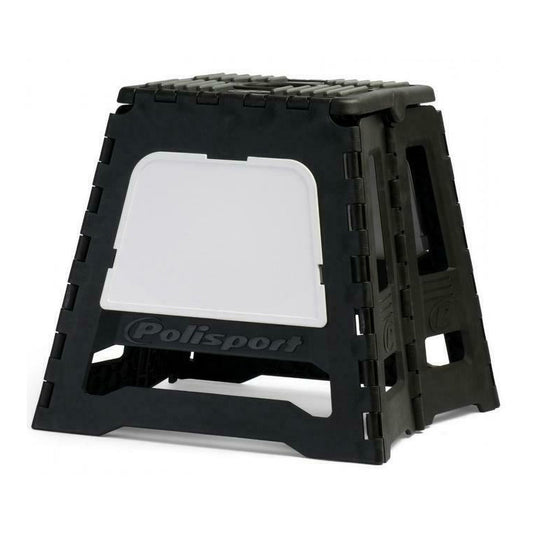 POLISPORT FOLDING BIKE STAND - BLACK (WHT SIDE PANELS) #PS8981500006