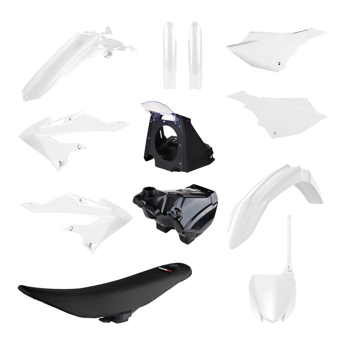 Yamaha MX Restyling Kit YZ125/250 ('02-'21) '22 Style - White