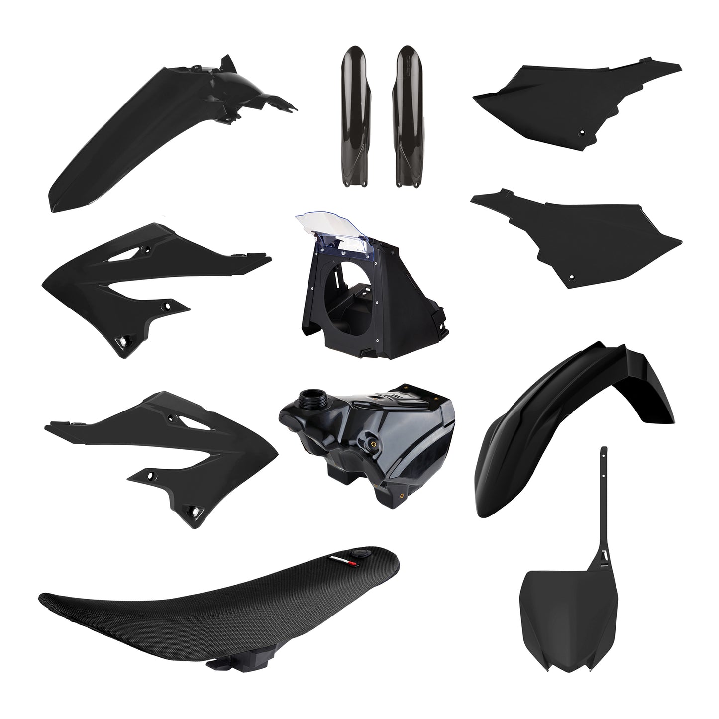 Yamaha MX Restyling Kit YZ125/250 ('02-'21) '22 Style - Black