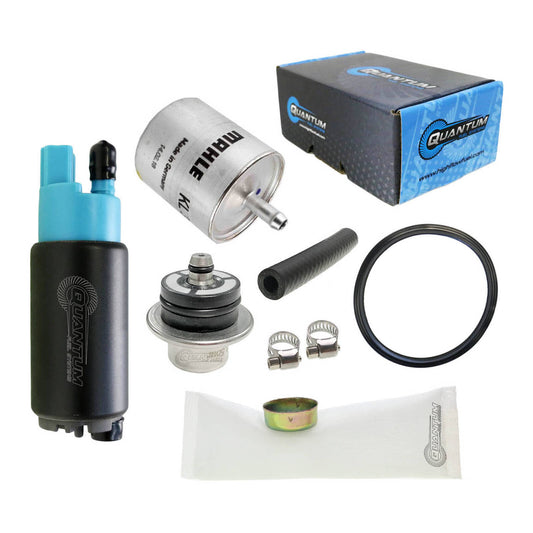 QUANTUM IN-TANK EFI FUEL PUMP W/REGULATOR, TANK SEAL,FILTER eMoto# QFHFP382BR2TF