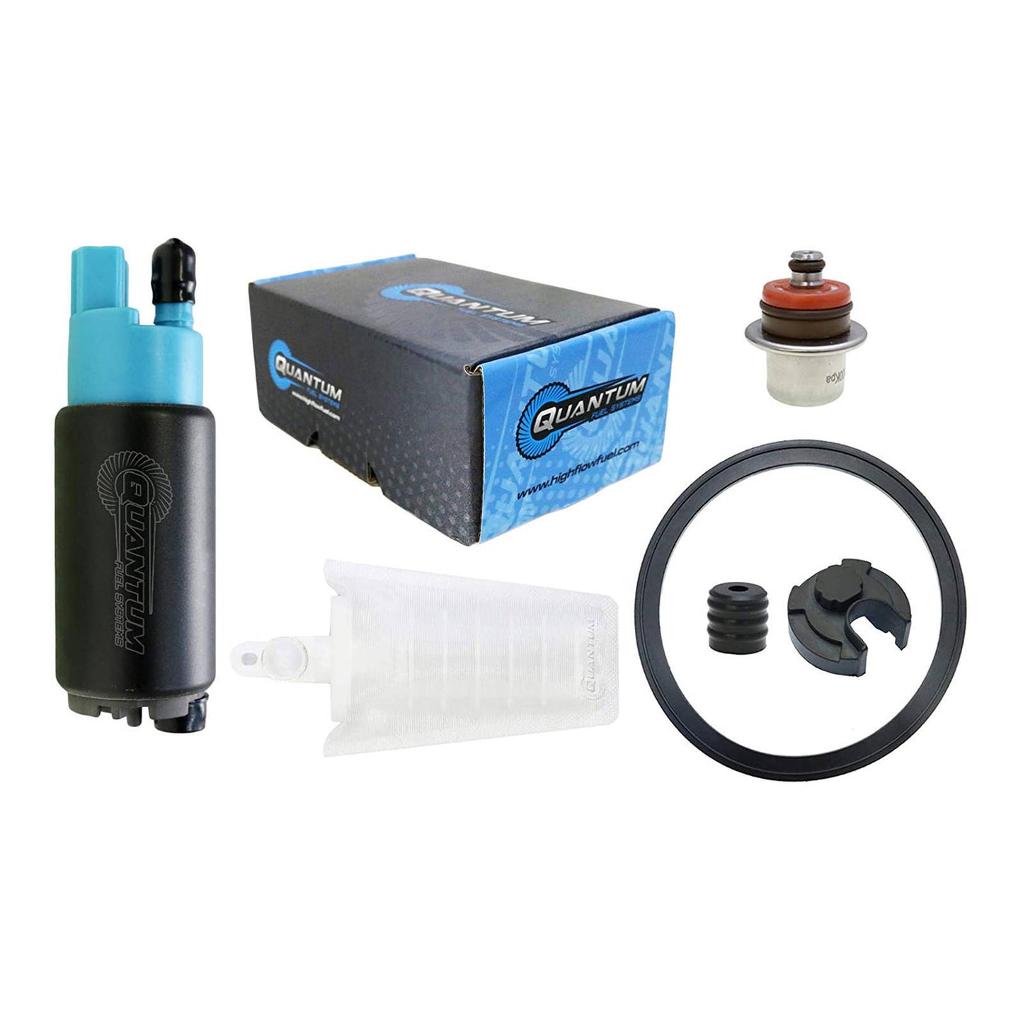 QUANTUM IN-TANK EFI FUEL PUMP W/ REGULATOR  TANK SEAL #QFHFP382P